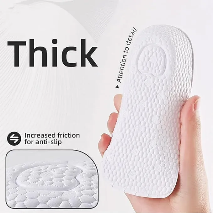 2 Pairs Orthopedic High Pads 1.0,Height Increase Insoles, Orthopedic high Pads for Men Women,Soft Arch Support Insoles for Flat Feet (Black, 1.37in/3.5cm)