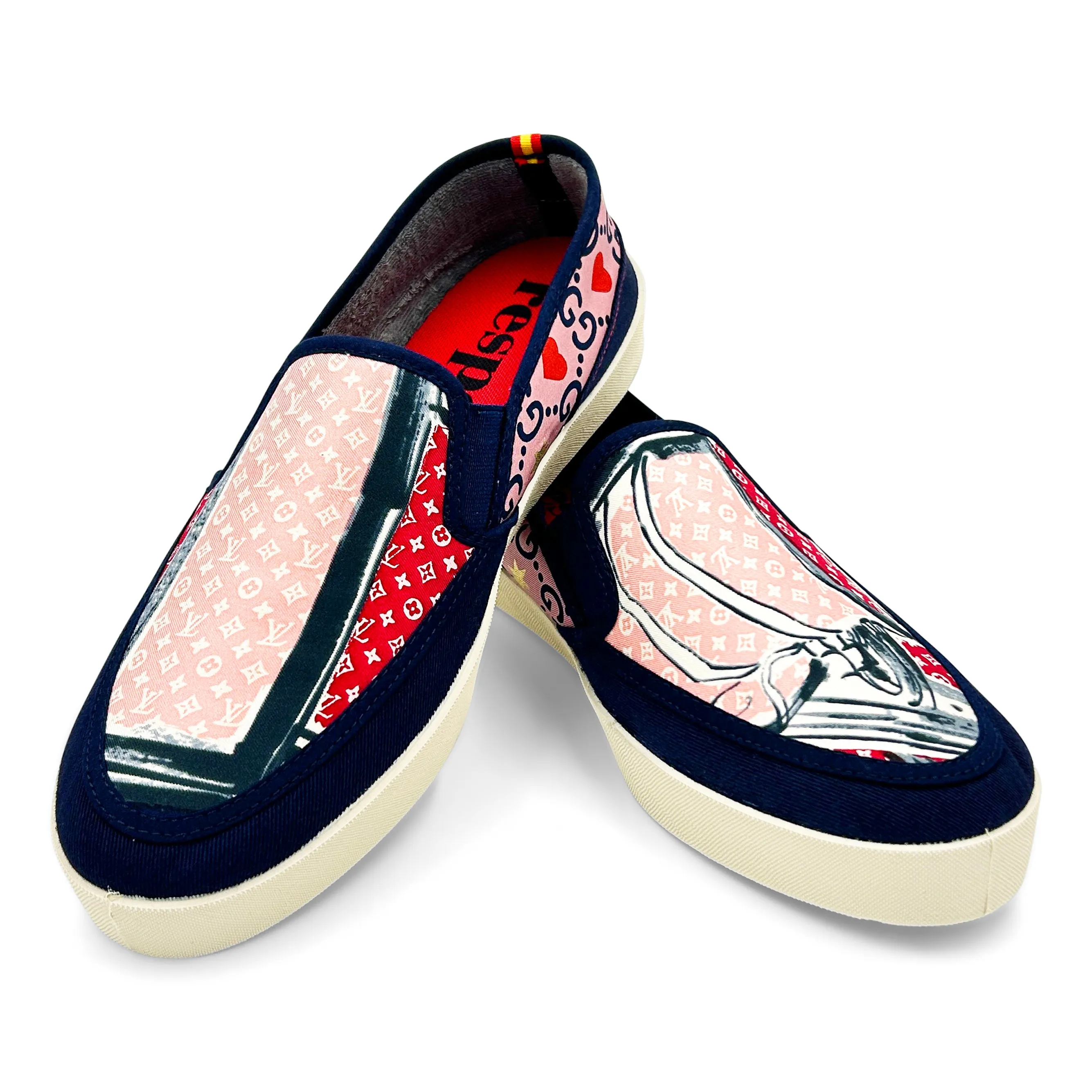 BAGAGE CUORE Maroon Sport Loafer