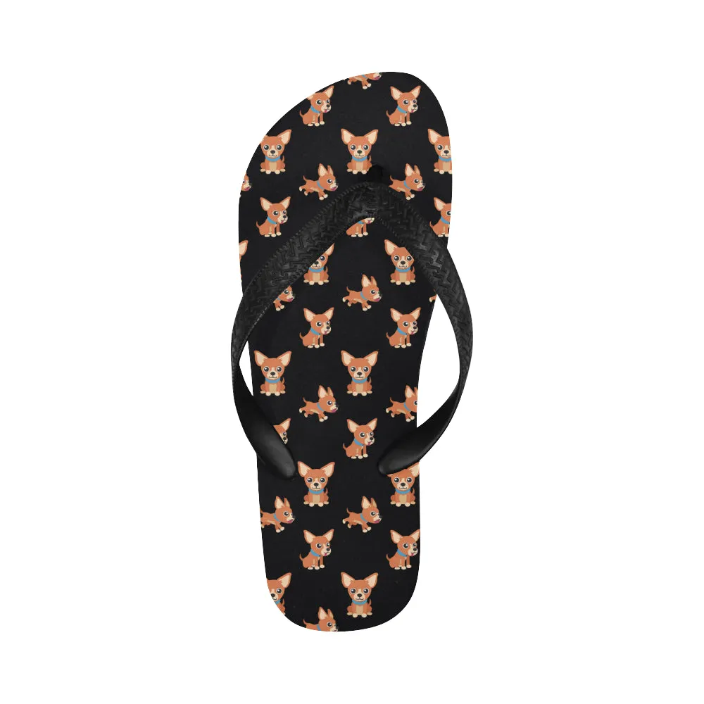 Chihuahua Flip Flops - Cartoon