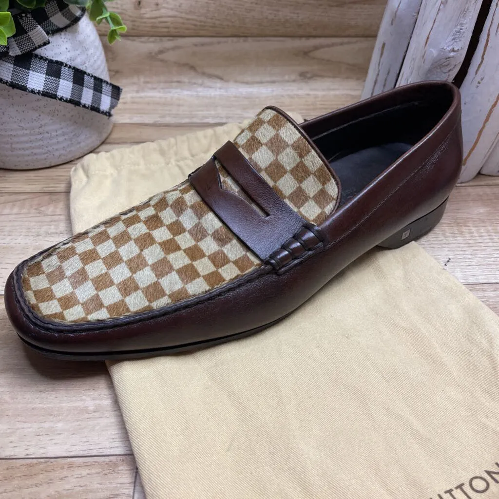 DAMIER SAUVAGE CALF HAIR LOAFER