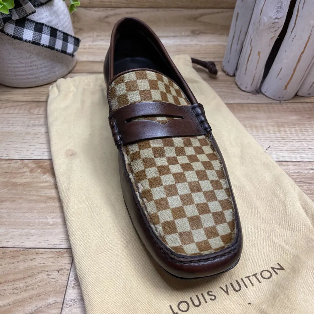 DAMIER SAUVAGE CALF HAIR LOAFER