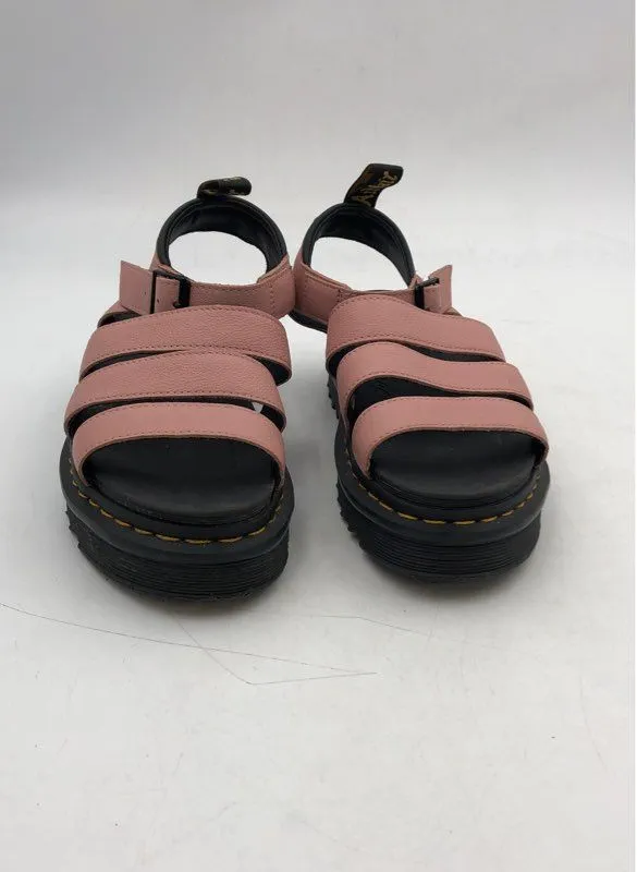 Dr. Martens Women's Blaire Pink Adjustable Strap Gladiator Sandals - Size 8