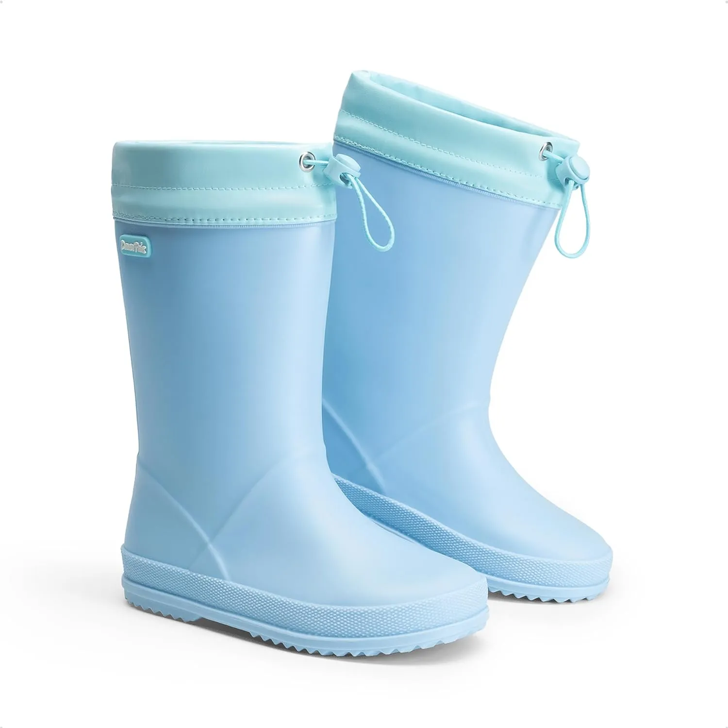 DREAM PAIRS Kids Rain Boots Boys Girls Lightweight Boots Waterproof Easy-on Outdoor Playing Rain Boot Unisex-Child
