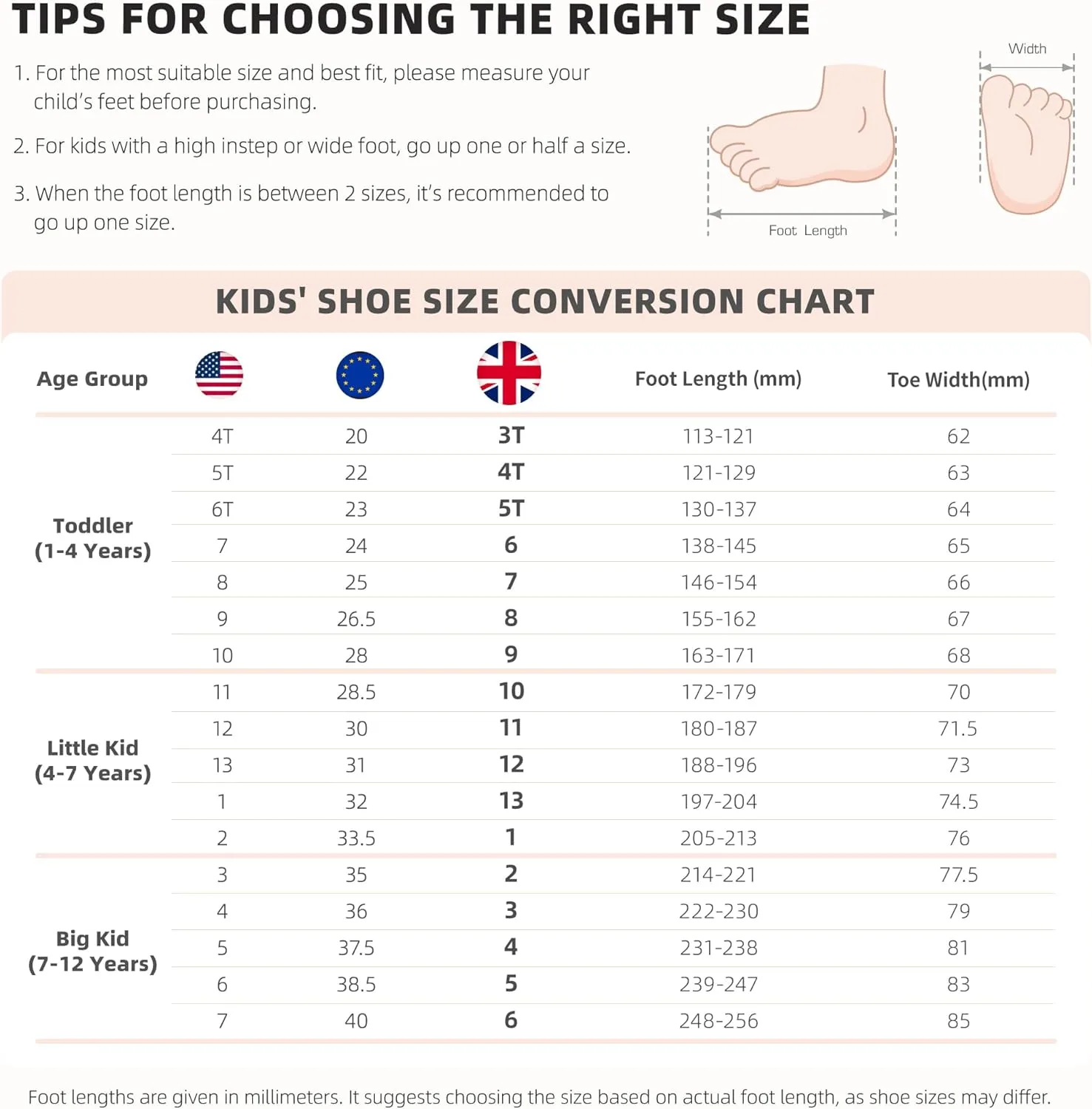 DREAM PAIRS Kids Rain Boots Boys Girls Lightweight Boots Waterproof Easy-on Outdoor Playing Rain Boot Unisex-Child