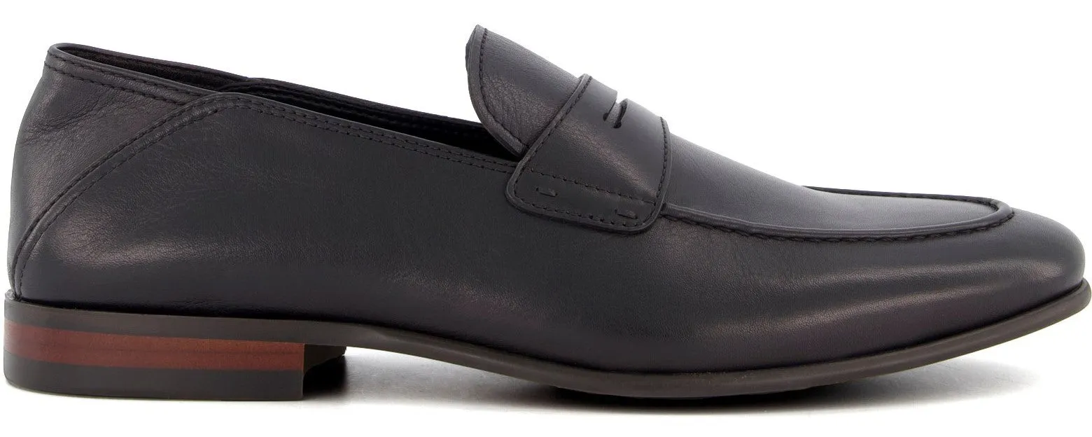 Dune Sync Mens Slip On Penny Loafer Shoe