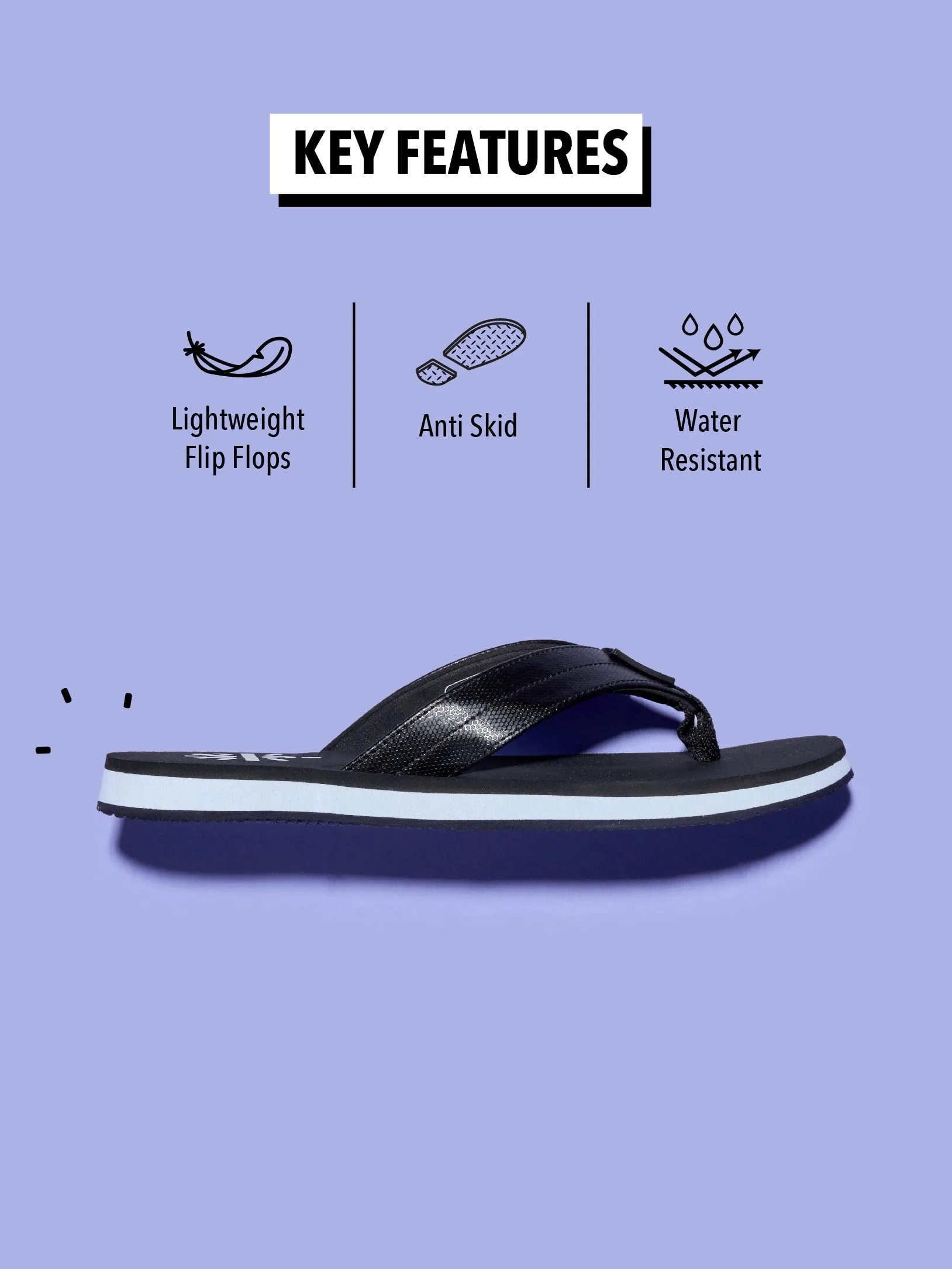Flo Sweat Absorbing EVA Flip Flops