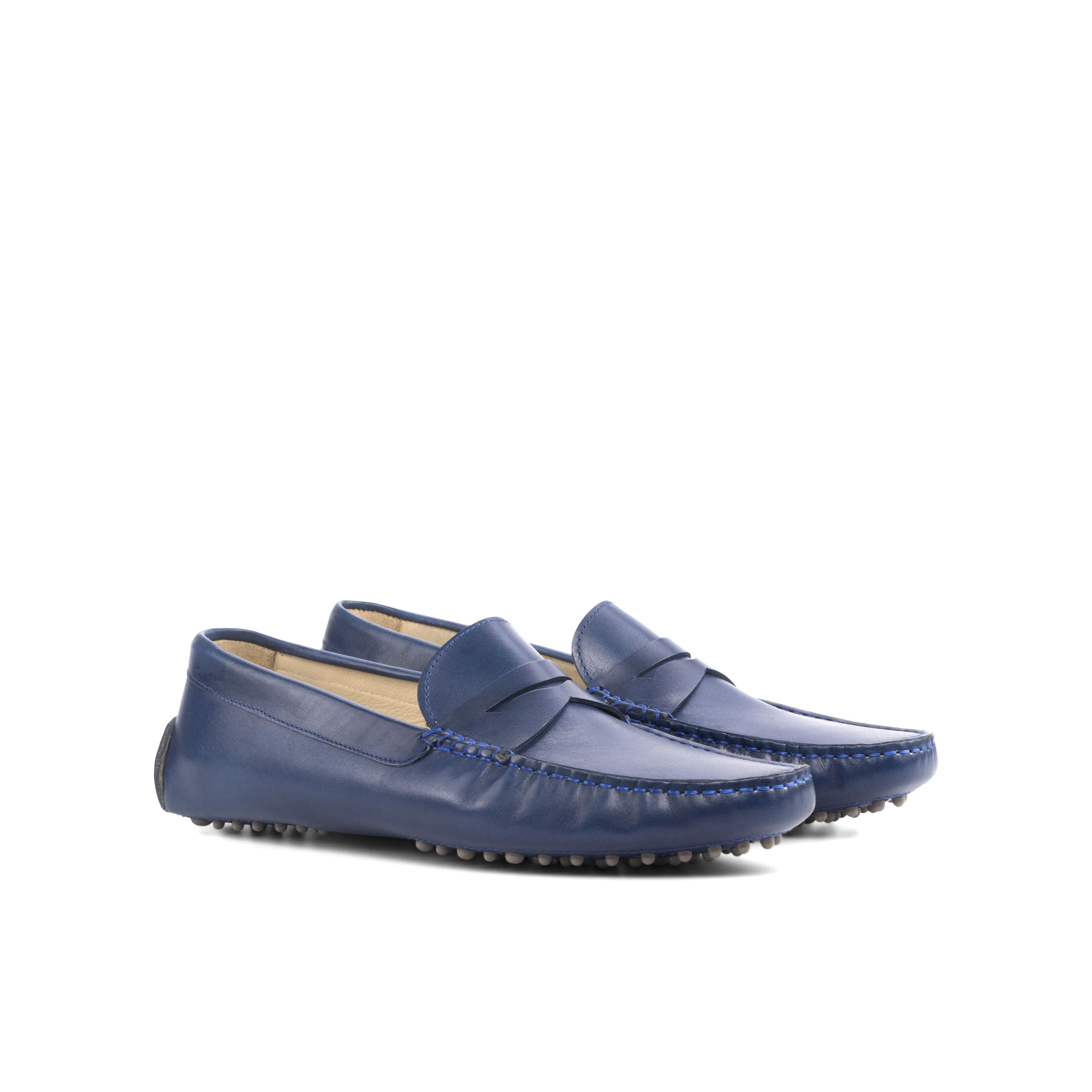 Happy Driver - Painted Calf Navy