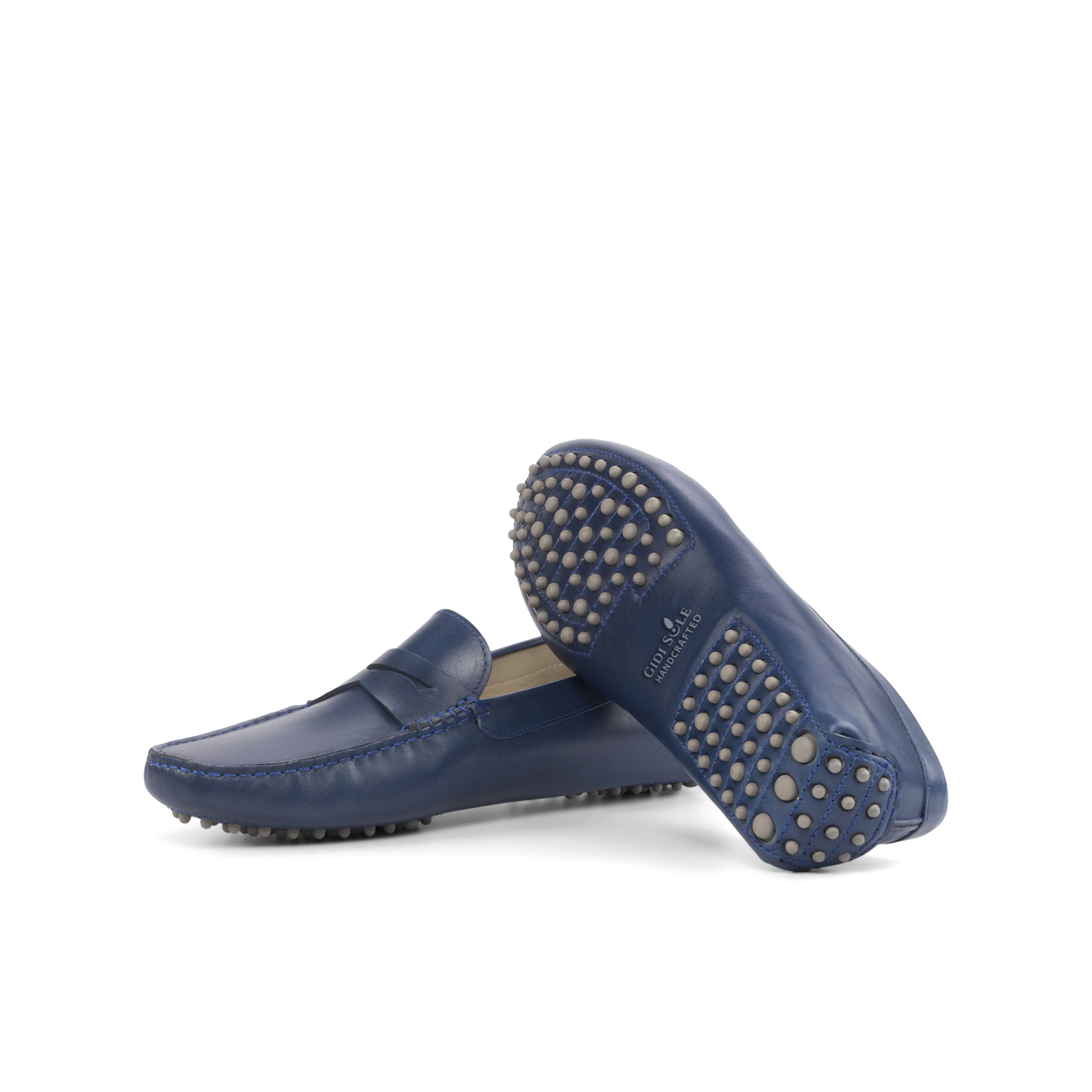 Happy Driver - Painted Calf Navy
