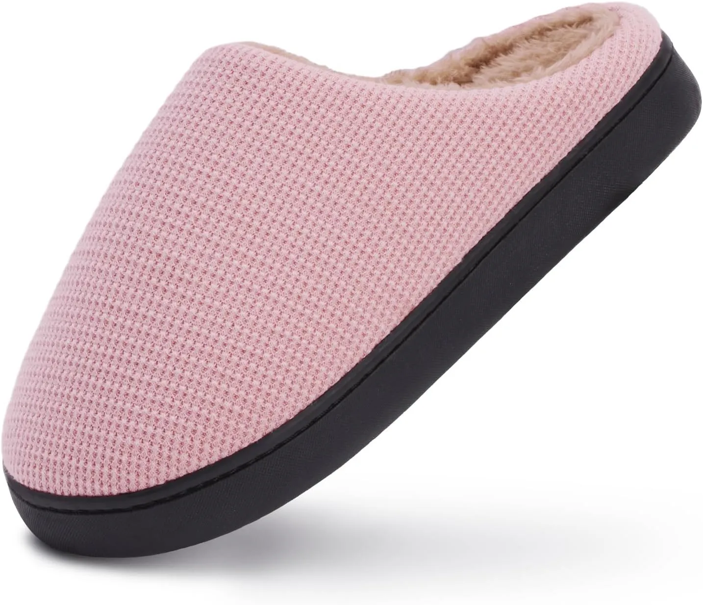 Hebreahav Womens Cozy Memory Foam Casual Warm Ladies Bedroom Hard Bottom Slippers Non Slip Indoor Outdoor