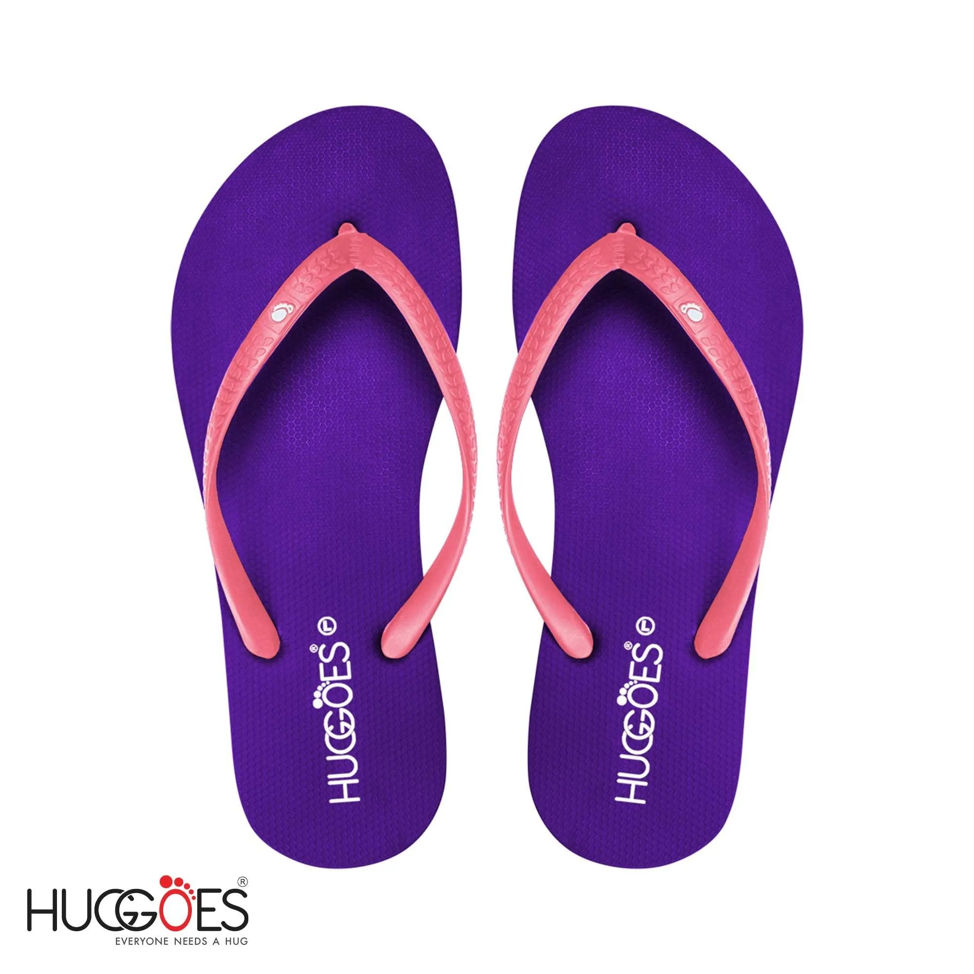 Huggoes by Aerothotic - Lilac Women's Flip Flops Slippers - Original Thailand Imported - (VL1)