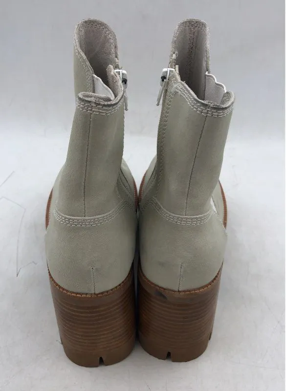 Jeffrey Campbell Women's Cream White Chelsea Boots - Size 10M