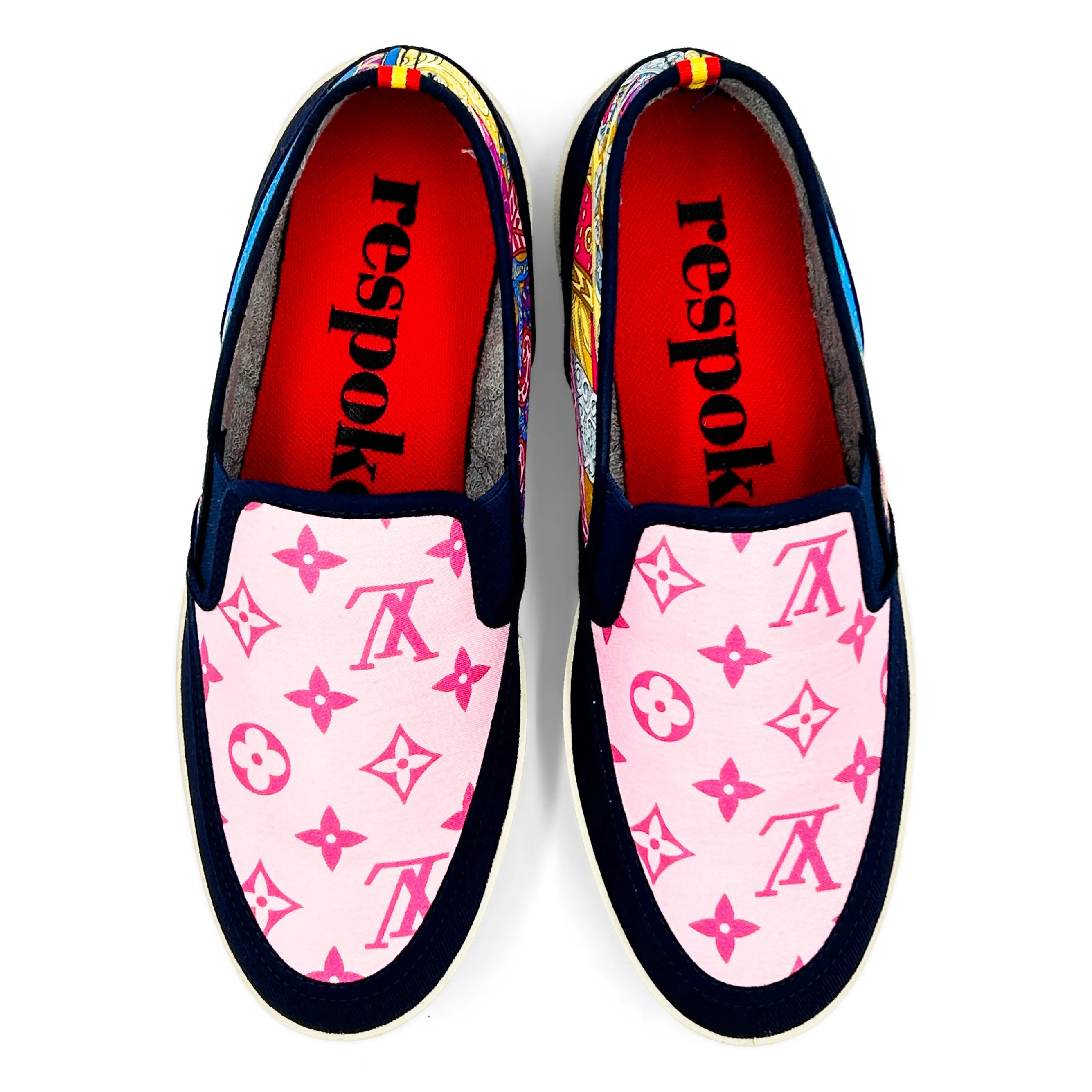 LOUIS CAUCASE Pink/Blue Sport Loafer