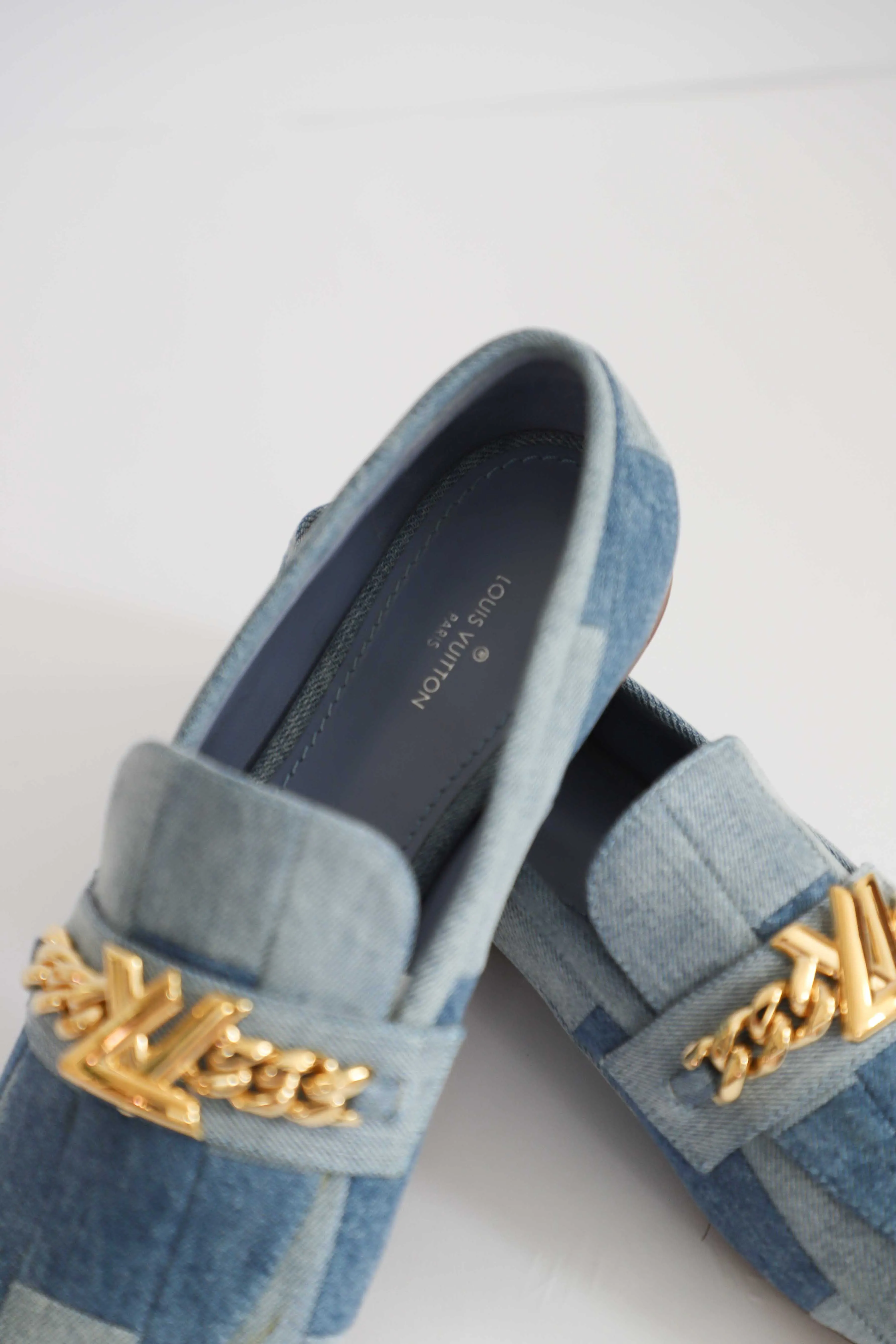 Louis Vuitton Denim Loafers