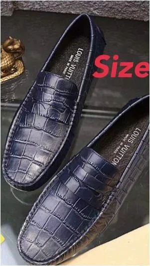 Louis Vuitton Hockenheim Moccasin Loafer Navyblue