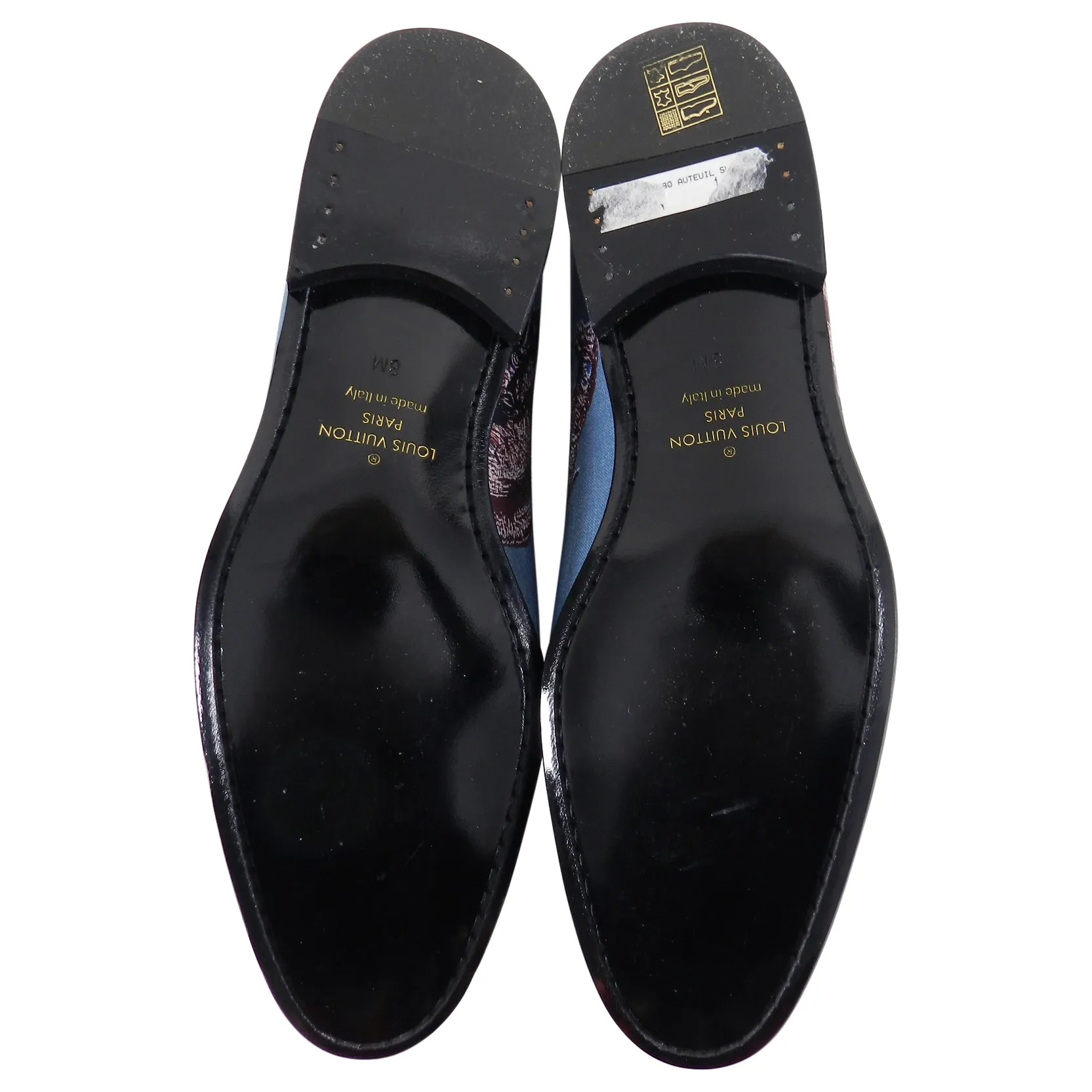 Louis Vuitton x Chapman Brothers Blue Elephant Auteuil Slipper Loafers - 10