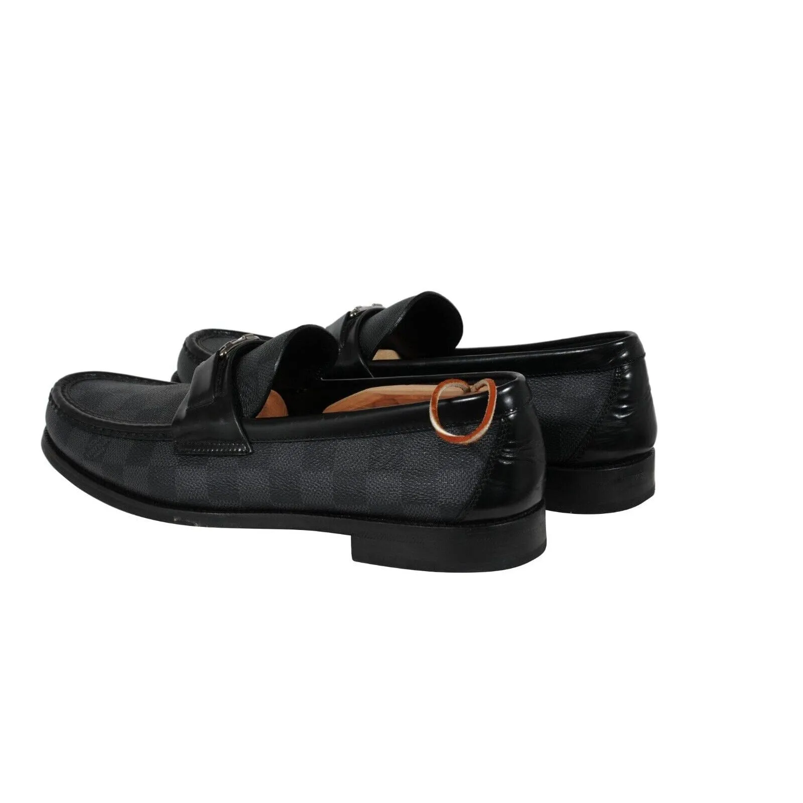 Major Penny Loafer US9.5 LV8.5 Damier Graphite Black Leather