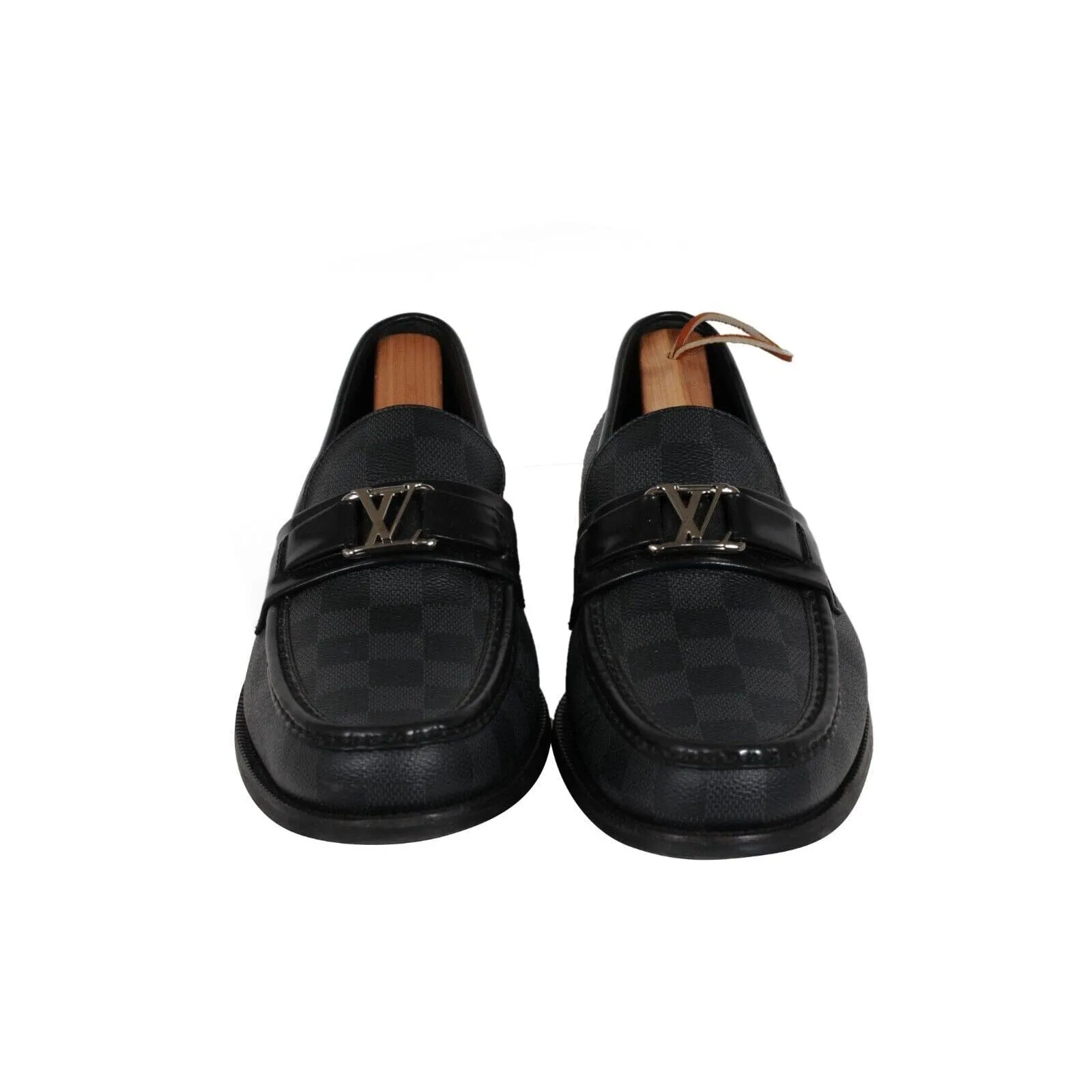 Major Penny Loafer US9.5 LV8.5 Damier Graphite Black Leather
