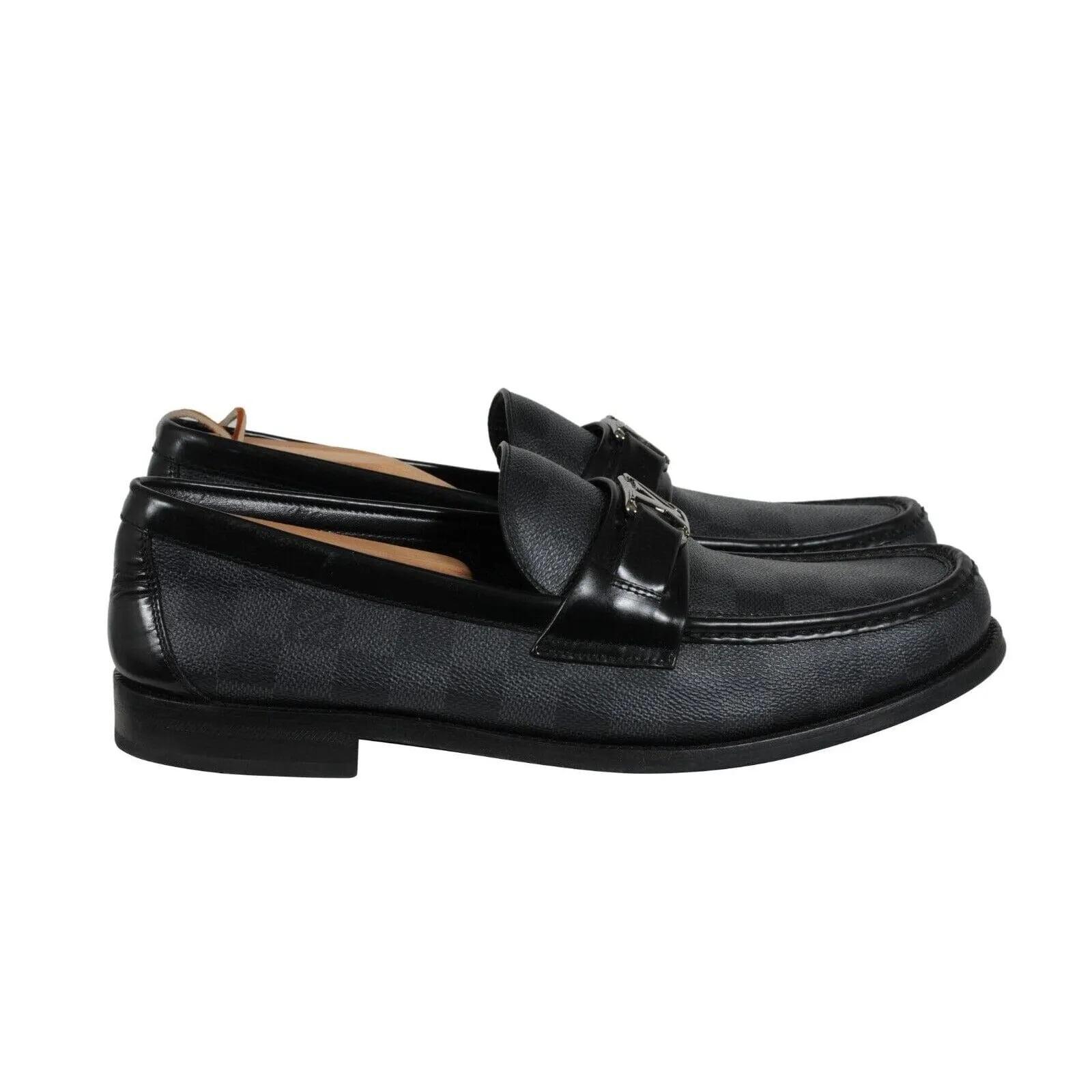 Major Penny Loafer US9.5 LV8.5 Damier Graphite Black Leather