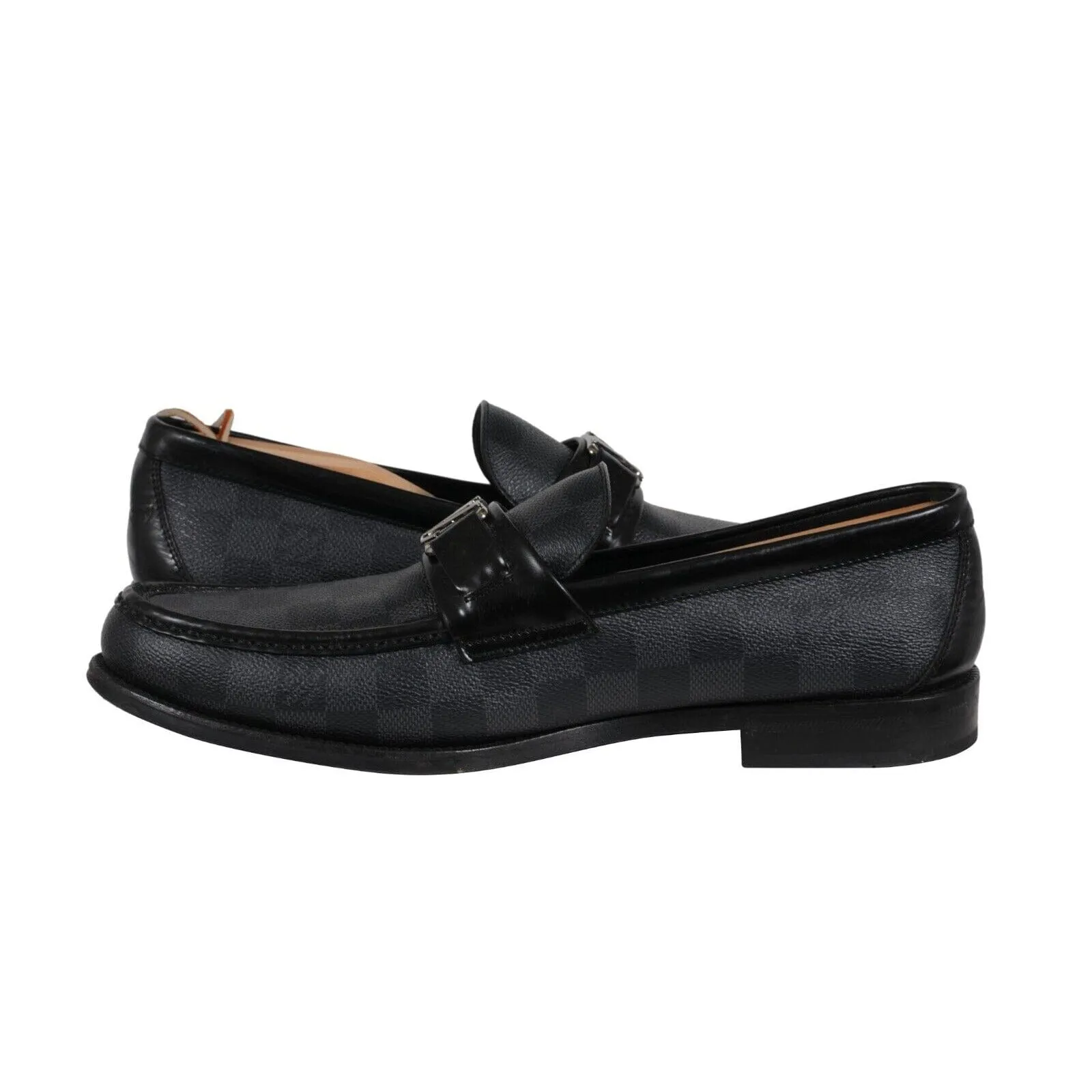 Major Penny Loafer US9.5 LV8.5 Damier Graphite Black Leather