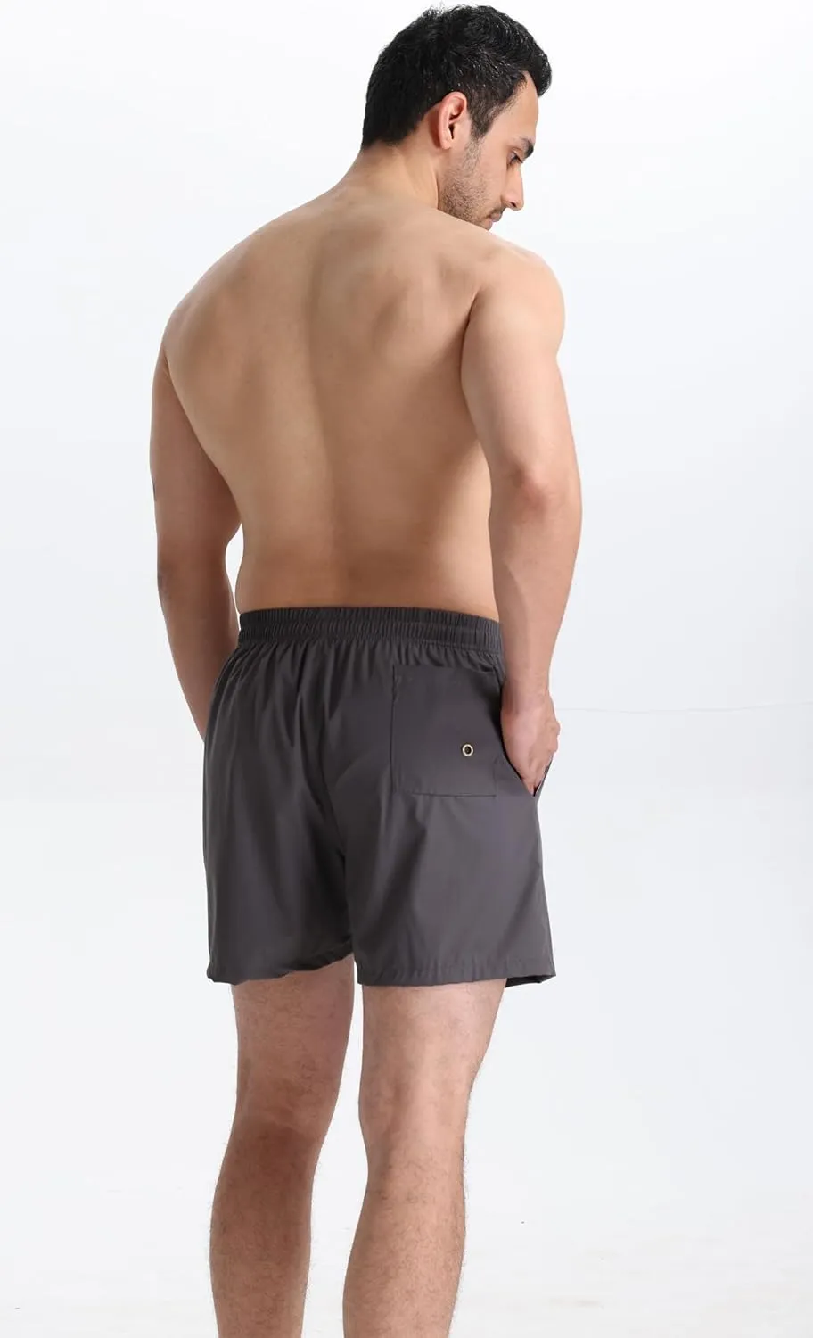 Mens Swim Trunks 5" with Mesh Lining Quick Dry Beach Shorts for Swimming Men Bathing Suit
