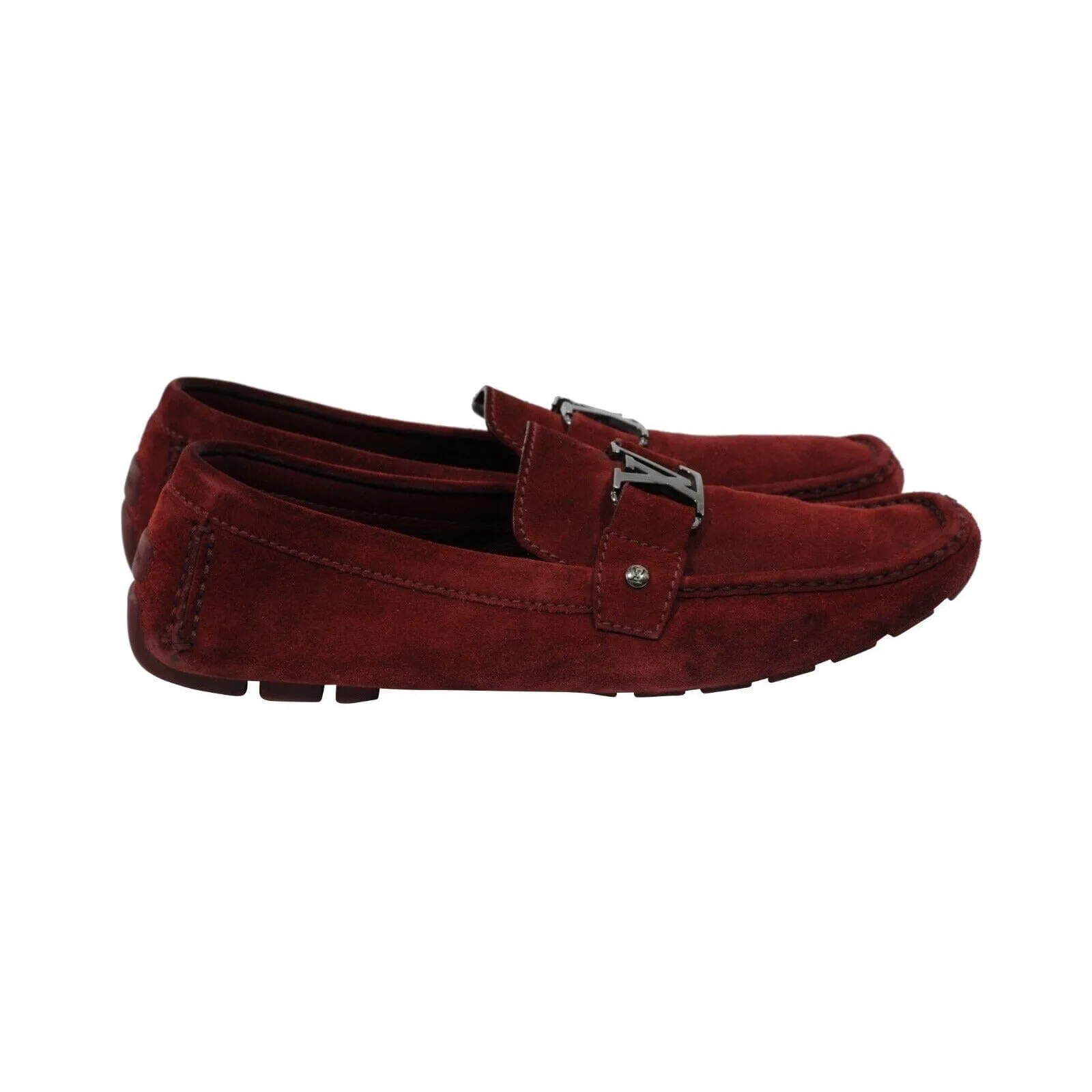 Monte Carlo Loafer Red Suede Moccasin Slip On