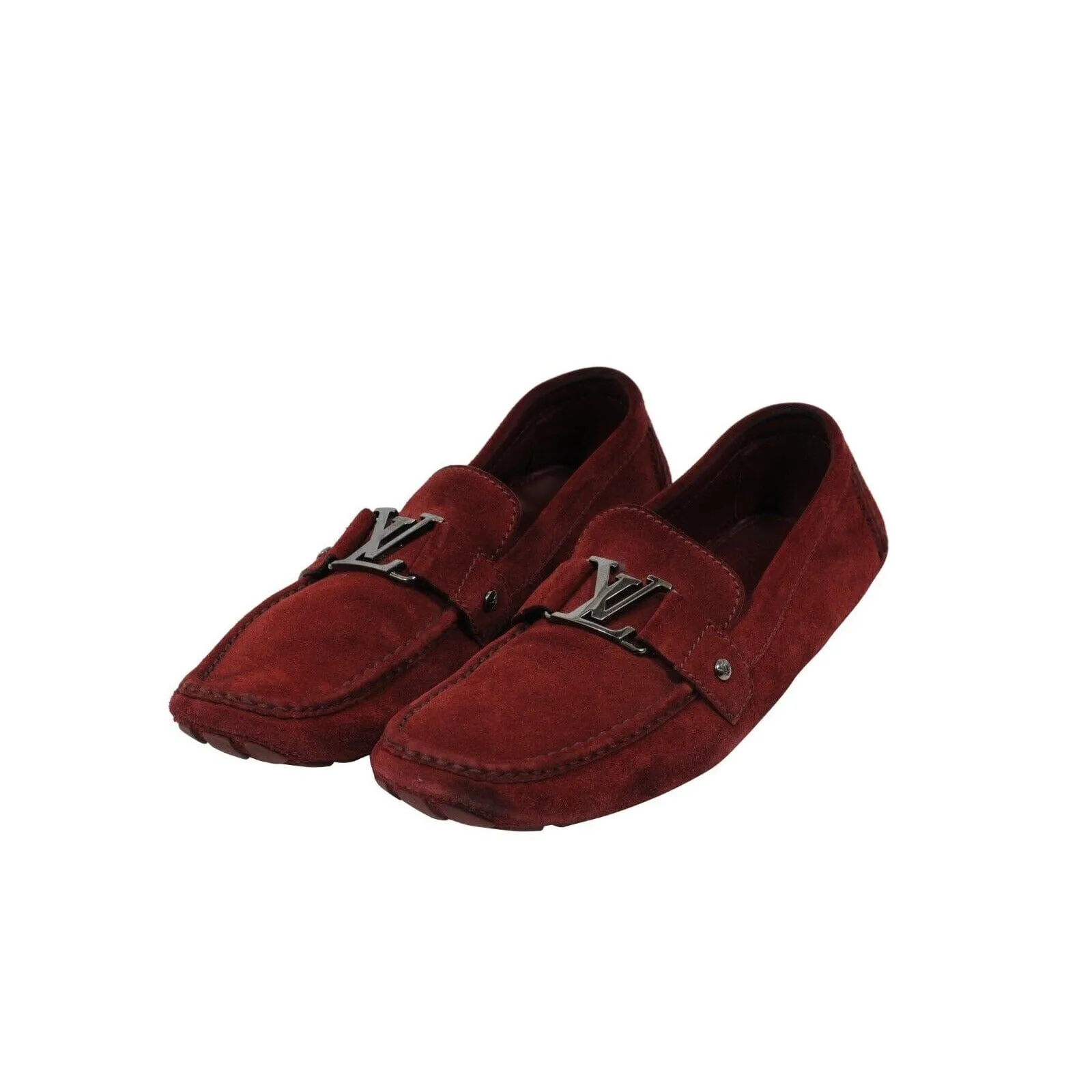 Monte Carlo Loafer Red Suede Moccasin Slip On