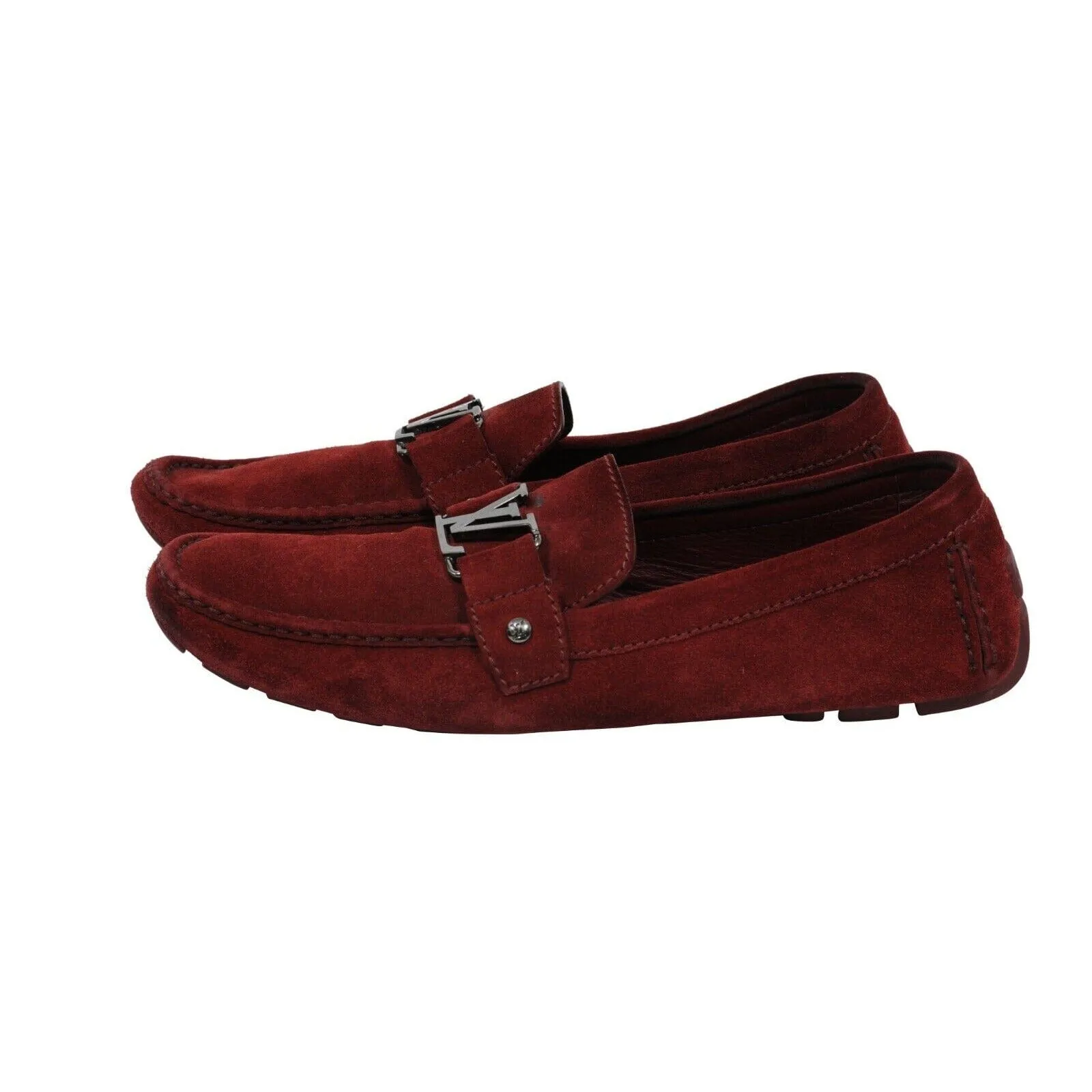 Monte Carlo Loafer Red Suede Moccasin Slip On