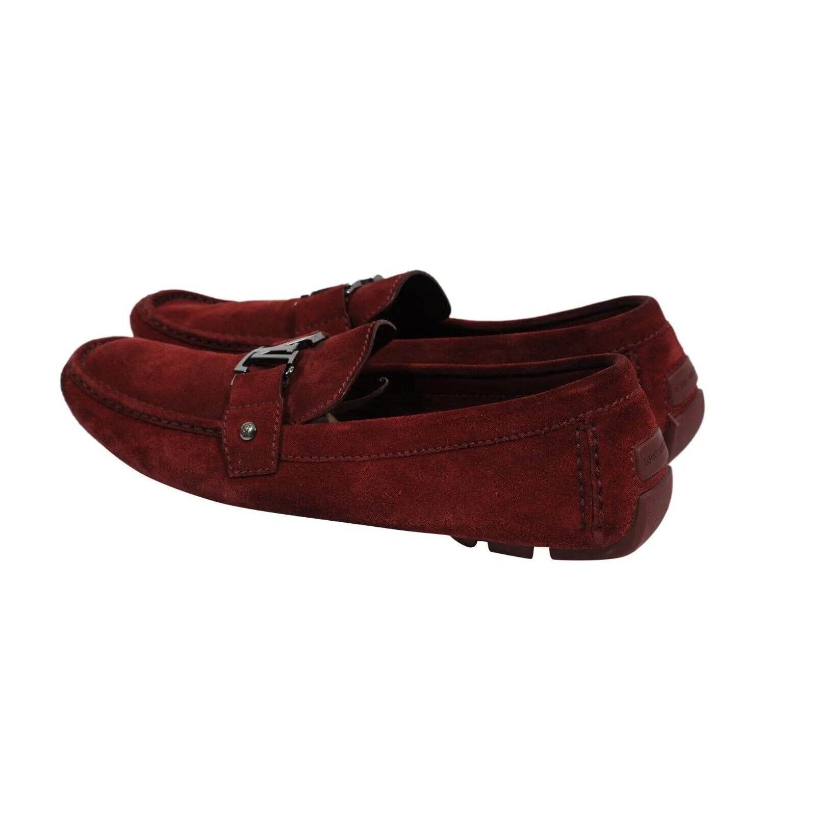 Monte Carlo Loafer Red Suede Moccasin Slip On