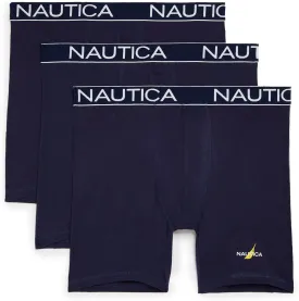 Nautica Men's 3-Pack Cotton Stretch Limited Edition Boxer Briefs