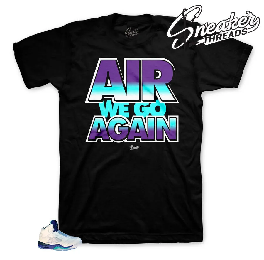Retro 5 Grape Air We Go Shirt