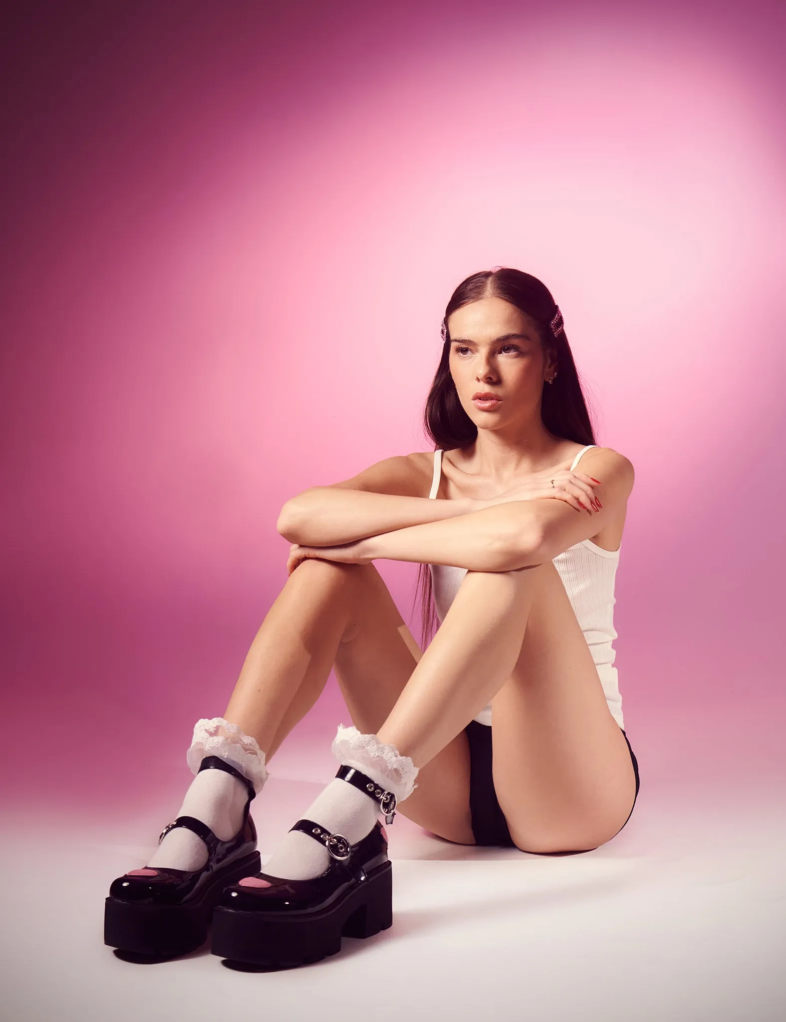 Rosey Love Chunky Mary Jane Shoes