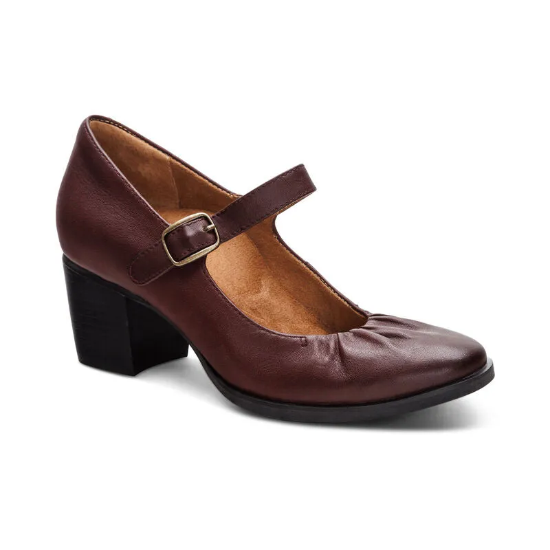 Sara Mary Jane in Burgundy