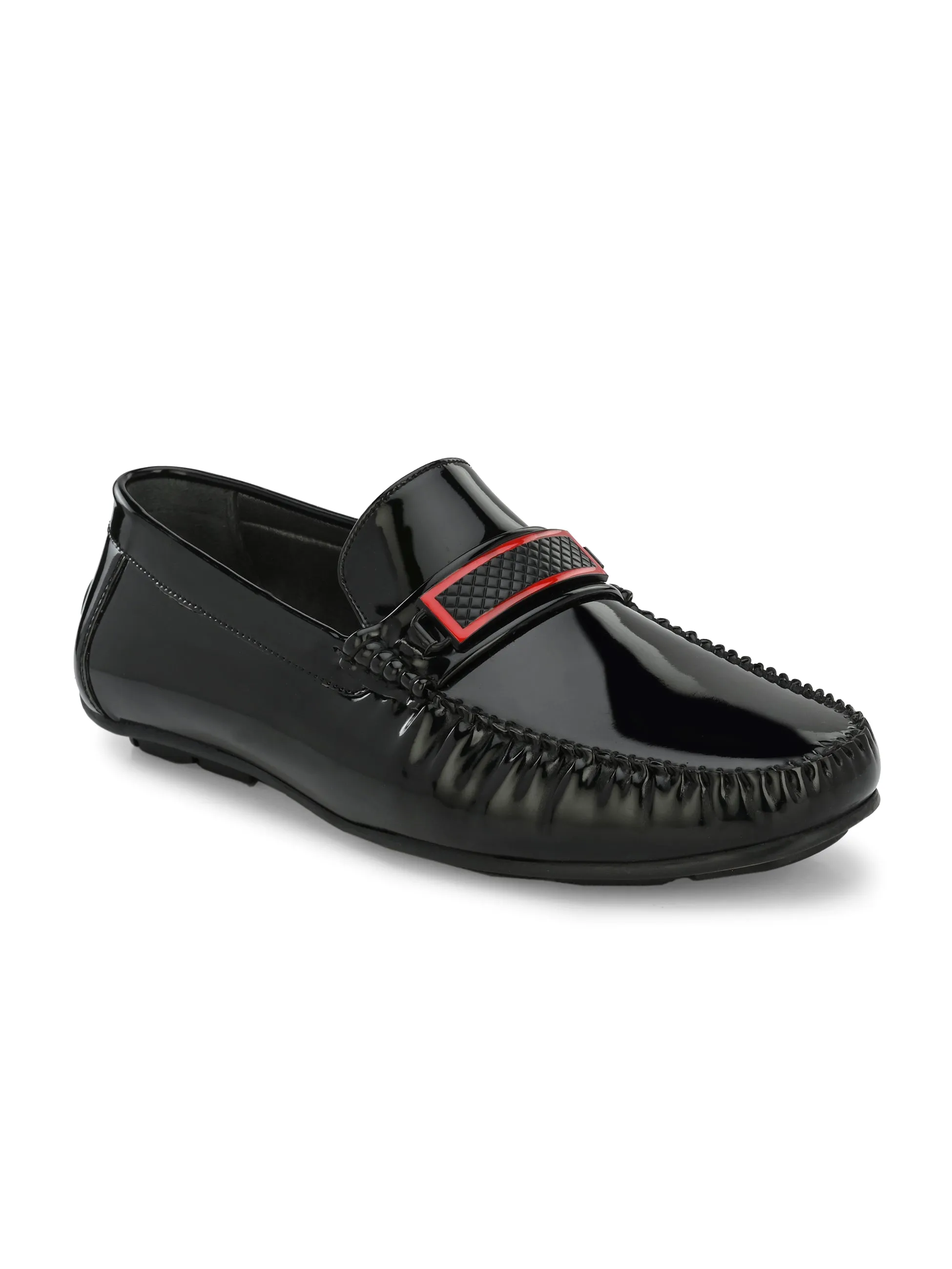 Serotonin Black Driving Loafers