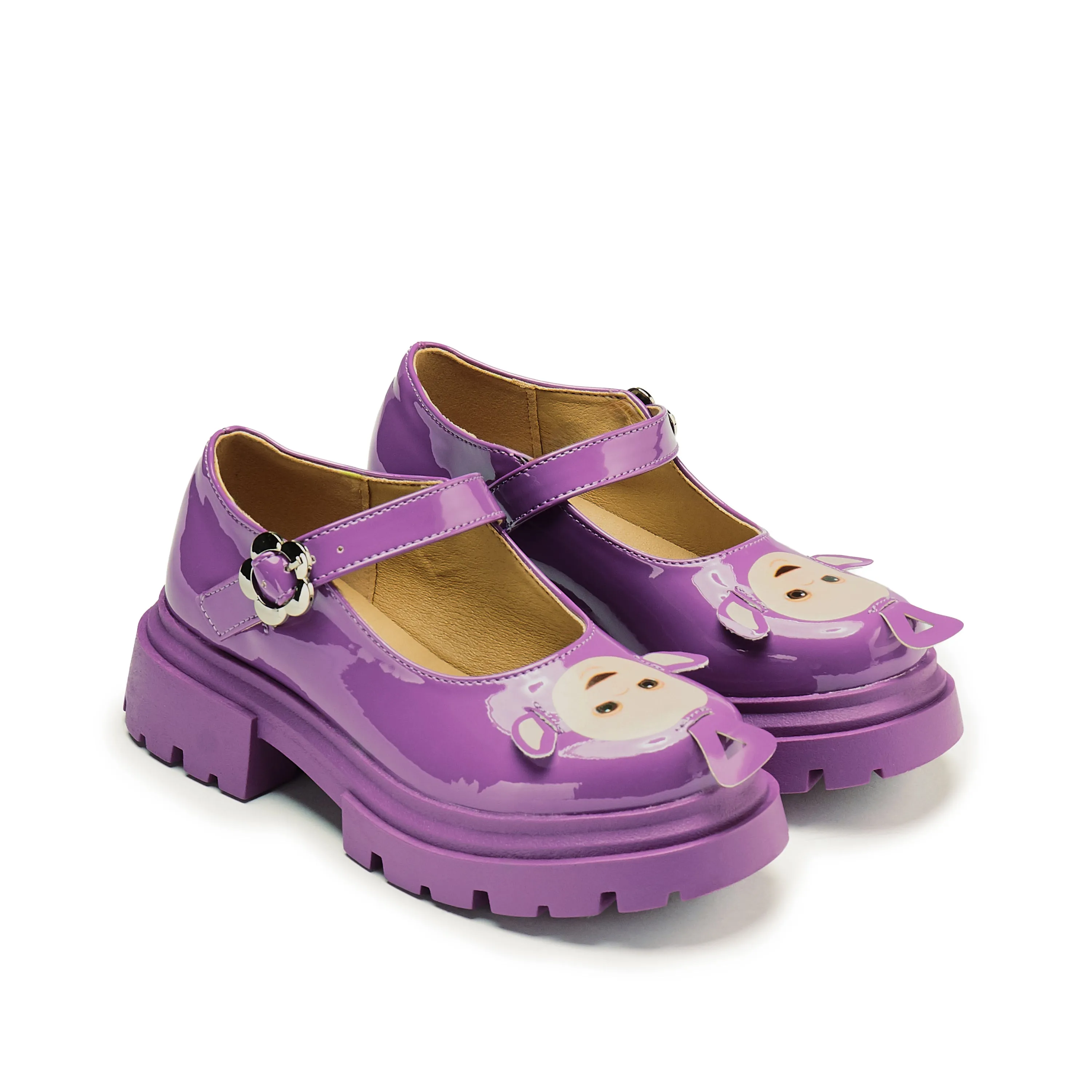 Tinky Winky Teletubbies Kidz Mary Janes - Purple