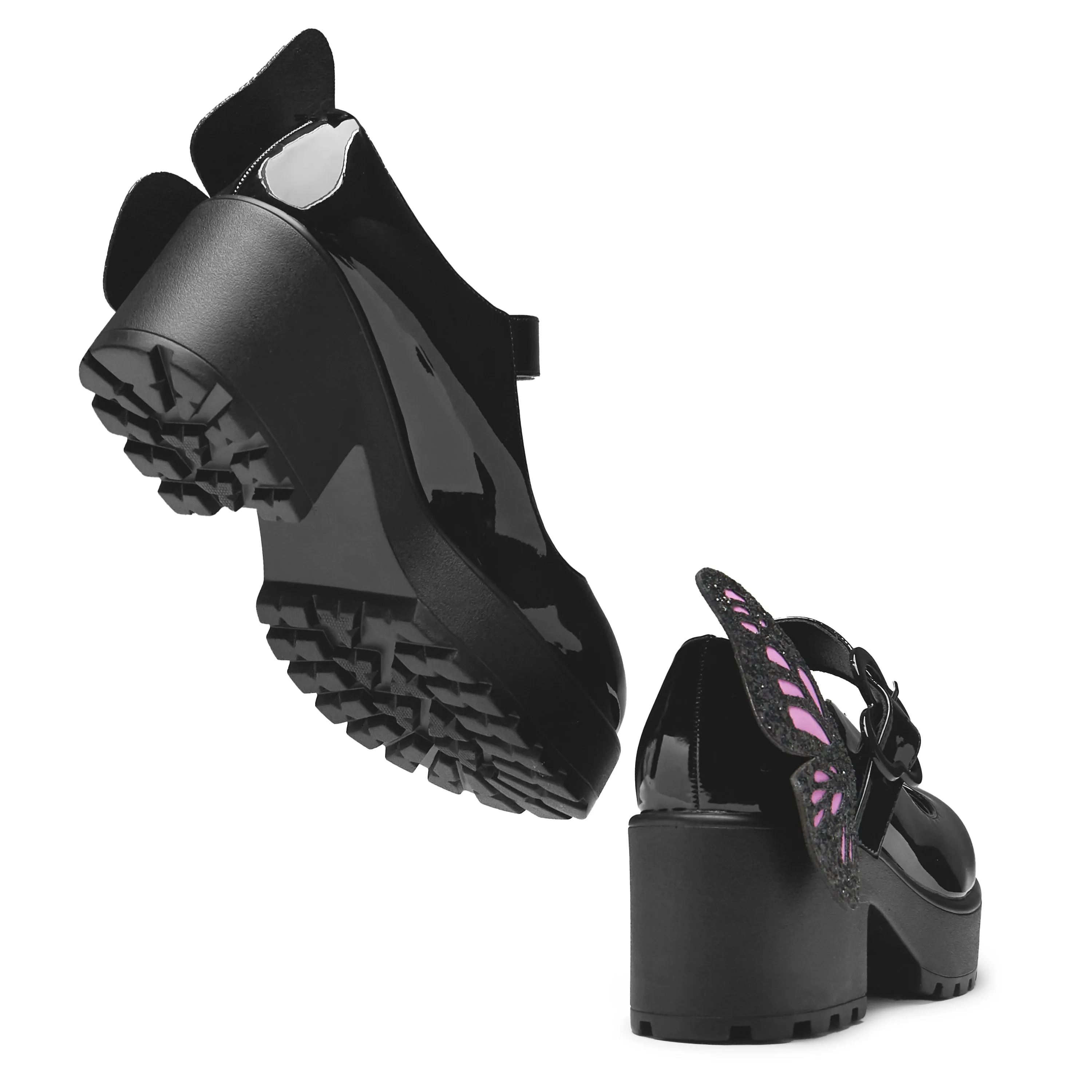 Tira Black Mary Janes ‘ Evil Fairy Edition’