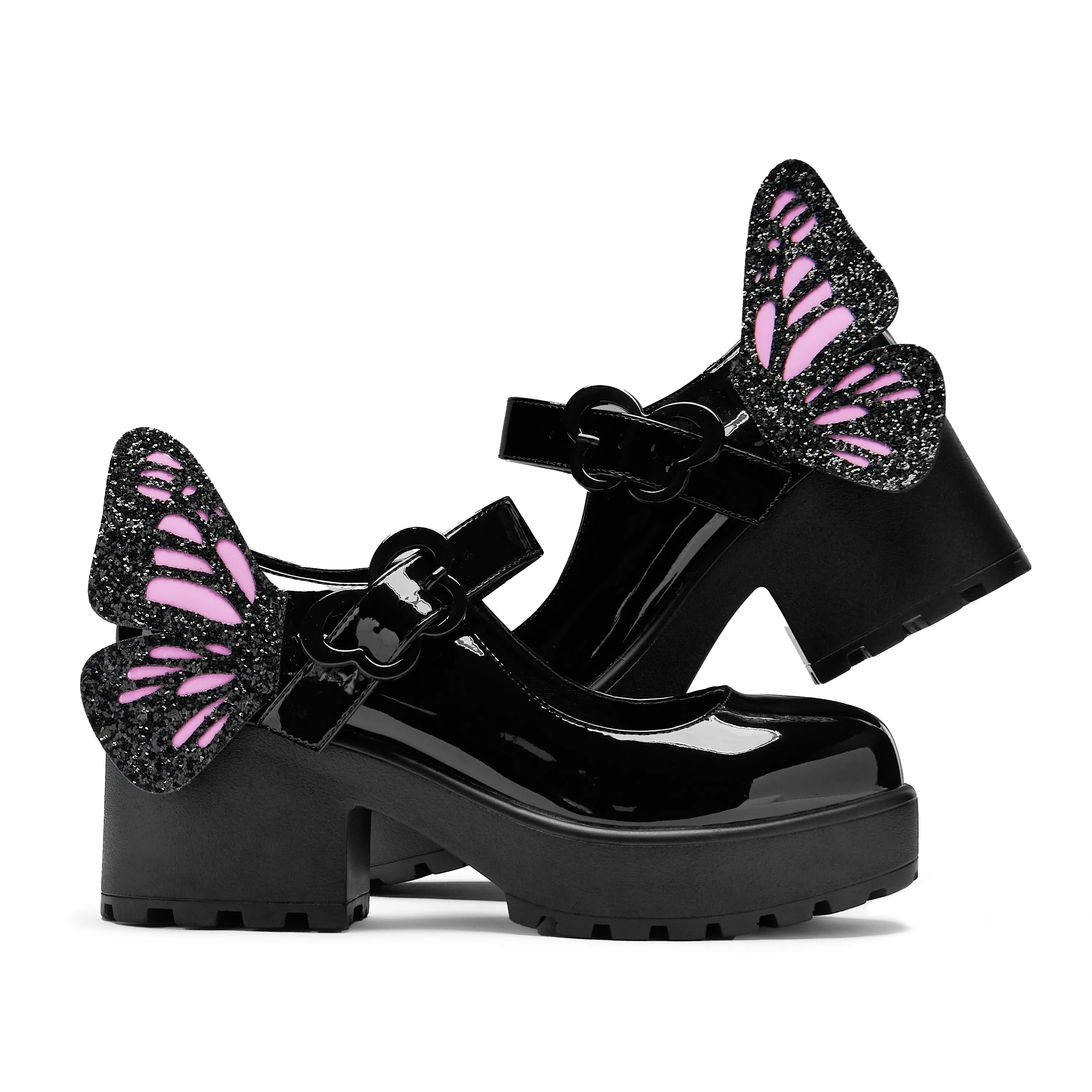 Tira Black Mary Janes ‘ Evil Fairy Edition’