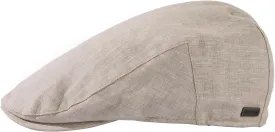 TOP-EX XL/XXL Mens 100% Linen Flat Cap Summer Cooling Newsboy Hats Cotton Lining