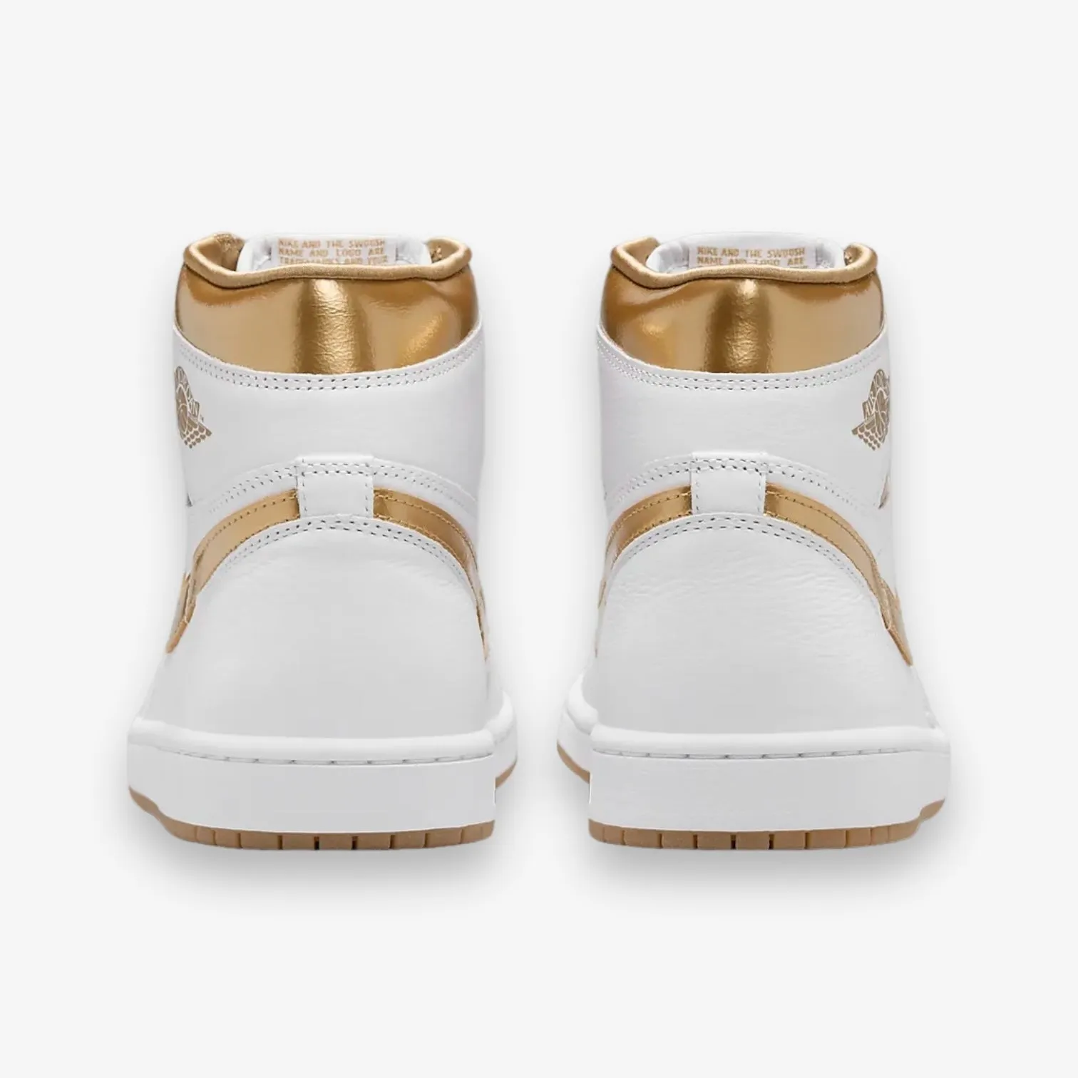 Womens Air Jordan 1 Retro Hi OG White Metallic Gold FD2596-107